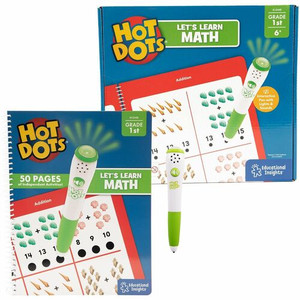 Educational Insights Let's Learn Math - 1st Grade Interactive Printed Book - 50 Pages Product Image 