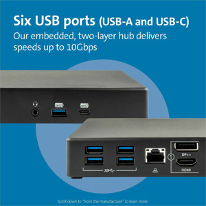 Kensington SD4780p USB 4K Hybrid Docking Station (KMW33620) View Product Image