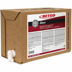 Betco Glare Floor Finish - 640 fl oz (20 quart) - 8.1 to 8.9 pH - Mild Scent - Durable, Slip Resistant, Gloss Resistant, Black Mark Resistant, Detergent Resistant - White Product Image 