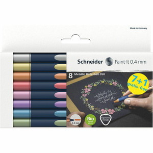 Schneider Metallic Rollerball Pens (REDML05011502) View Product Image