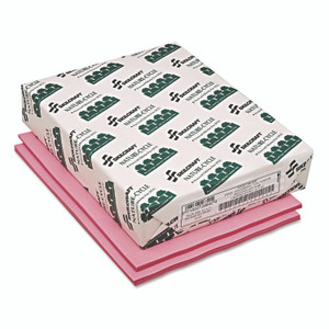 AbilityOne 7530013982680, SKILCRAFT Neon Colored Copy Paper, 20 lb Bond Weight, 8.5 x 11, Neon Pink, 500/Ream View Product Image