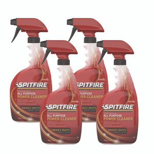 Diversey Spitfire All Purpose Power Cleaner, Liquid, 32 oz Spray Bottle, 4/Carton View Product Image