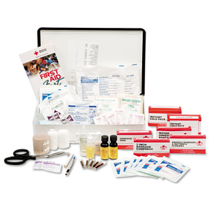 AbilityOne 6545006561094, SKILCRAFT, First Aid Kit, Industrial/Construction, 20-25 Person Kit, 250 Pieces, Metal Case (NSN6561094) View Product Image
