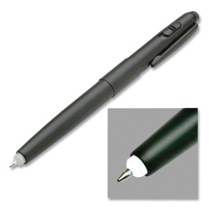 AbilityOne 7520016998604 SKILCRAFT Luminator Ballpoint Pen/Flashlight/Stylus, White LED, Stick, Medium 1 mm, Black Ink, Black Barrel (NSN6998604) View Product Image