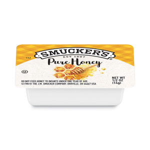 Smucker's Honey, Single Serving Packs,0.5 oz, 200/Carton (SMU763) View Product Image