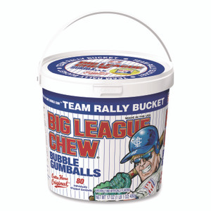 Big League Chew Bubble Gum Balls, Outta' Here Original, 80 Balls/Tub View Product Image