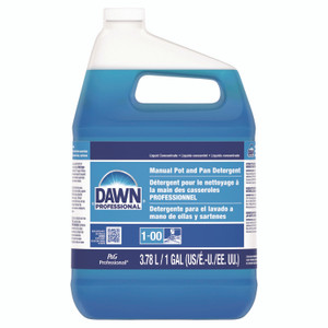 Dawn Professional Manual Pot/Pan Dish Detergent, Original Scent, 1 gal Closed-Loop Plastic Jug, 4/Carton View Product Image
