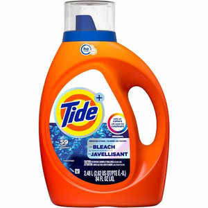 Tide Plus Liquid Detergent - For Laundry, Fabric - Concentrate - Liquid - 84 fl oz (2.6 quart) - Bleach-free Product Image 
