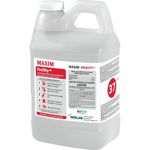 Maxim One-Step Disinfectant/Cleaner/Deodorant - For Hard Surface, Nonporous Surface, Hospital, Food Service, Cruise Ship, Hotel, School, Office, Public Building - Concentrate - Spray - 64 fl oz (2 quart) - Deodorant, Disinfectant Product Image 