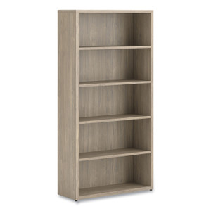 HON 10500 Series Laminate Bookcase, Five Shelves, 36" x 13" x 71", Kingswood Walnut View Product Image
