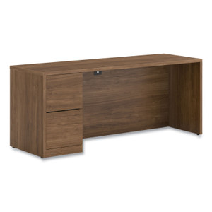 HON 10500 Series Full-Height Left Pedestal Credenza, 72w x 24w x 29.5h, Pinnacle View Product Image