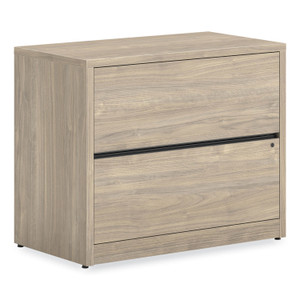 HON 10500 Series Lateral File, 2 Legal/Letter-Size File Drawers, Kingswood Walnut, 36" x 20" x 29.5" View Product Image