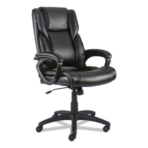Alera Brosna Series Mid-Back Task Chair, Supports Up to 250 lb, 18.15" to 21.77 Seat Height, Black Seat/Back, Black Base View Product Image