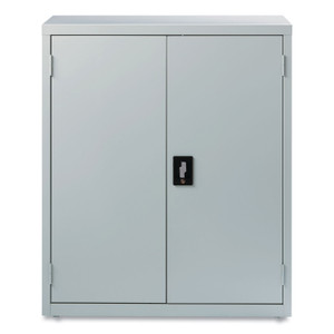 Alera Economy Assembled Storage Cabinets, 3 Shelves, 36" x 18" x 42", Light Gray View Product Image