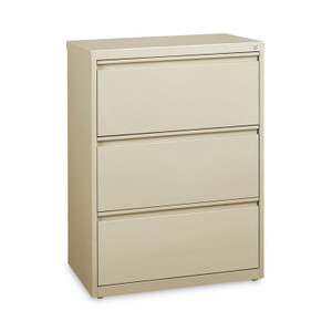 Alera Lateral File, Three Legal/Letter/A4-Size File Drawers, 30" x 18.62" x 40.25", Putty View Product Image
