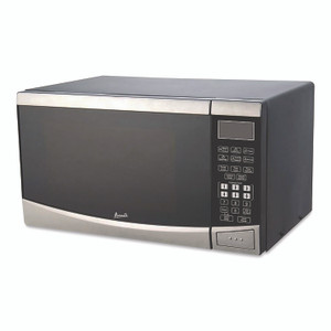 Avanti 0.9 Cu Ft Stainless Steel Countertop Microwave, Stainless Steel/Black View Product Image