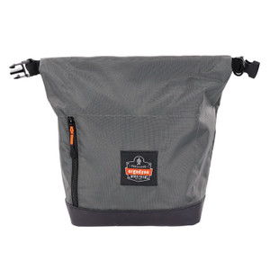ergodyne Arsenal 5186 Full Respirator Bag with Roll Top Closure, 7.5 x 13.5 x 13.5, Gray View Product Image