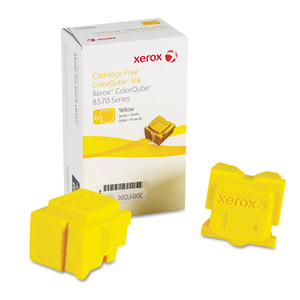 Xerox 108R00928 Solid Ink Stick, 4,400 Page-Yield, Yellow, 2/Box (XER108R00928) View Product Image