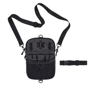 ergodyne Arsenal 5717 Convertible Nurse Belt Bag, 10 Compartments, 7 x 10, Nylon, Black View Product Image