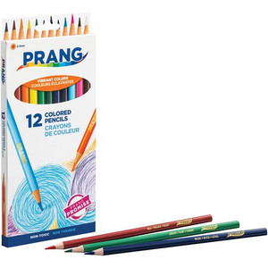 Prang Colored Pencils - Assorted Lead - Assorted Barrel Product Image 