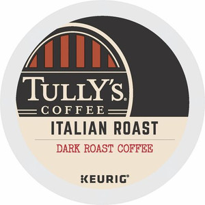 Tully's Coffee K-Cup Italian Roast Coffee - Compatible with Keurig Brewer - Regular - Dark - K-Cup Product Image 