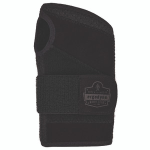 ergodyne ProFlex 4005 Wrist Brace Support with Single Strap, Medium, Fits Right Hand, Black View Product Image