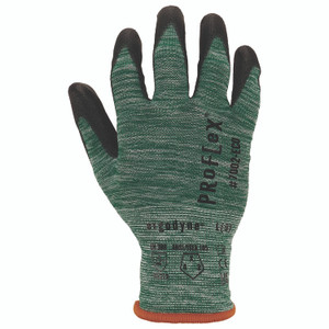 ergodyne ProFlex 7002-ECO Recycled PU Coated Gloves, Green, X-Small, Pair View Product Image