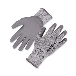 ergodyne ProFlex 7030 ANSI A3 PU Coated CR Gloves, Gray, X-Large, 12 Pairs/Pack View Product Image