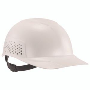 ergodyne Skullerz 8951 Vented Hard Shell Bump Cap, Short Brim, White View Product Image