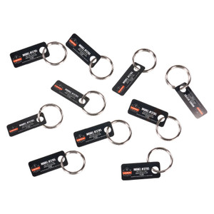 ergodyne Squids 3785 Split Ring Tool Attachment, 2 lb Max Working Capacity, 1" dia, Silver, 10/Pack View Product Image