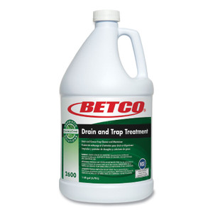 Betco BioActive Solutions Drain and Trap Treatment, Ocean Scent, 1 gal Bottle, 4/Carton View Product Image