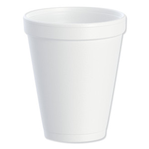 Dart Foam Drink Cups, 10 oz, White, 25/Bag, 40 Bags/Carton (DCC10J10) View Product Image