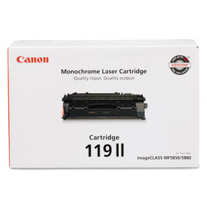 Canon 3480B001 (CRG-119 II) High-Yield Toner, 6,400 Page-Yield, Black View Product Image