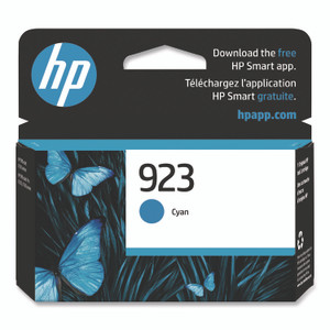 HP 923 (4K0T0LN) Cyan Original Ink Cartridge View Product Image