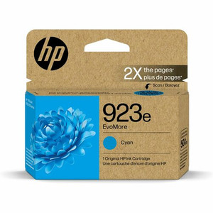 HP EvoMore 923E Original Inkjet Ink Cartridge - Cyan - 1 Each Product Image 