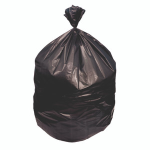 Heritage Linear Low-Density Can Liners, 30 gal, 0.9 mil, 26" x 42", Black, Flat Pack, 200/Carton View Product Image