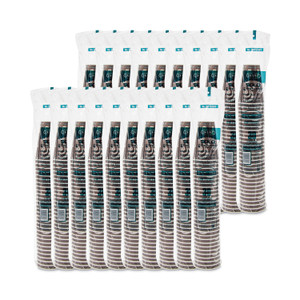 SOLO Thermoguard Insulated Paper Hot Cups, 16 oz, Steam Print Design, 600/Carton View Product Image