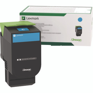 Lexmark 80C00CG Toner, 1,000 Page-Yield, Cyan View Product Image