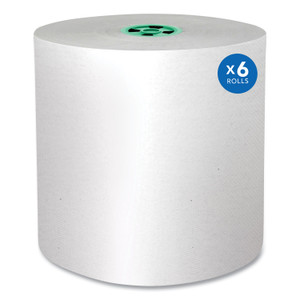 Scott Pro Hard Roll Paper Towels with Absorbency Pockets, for Scott Pro Dispenser, Green Core Only, 1-Ply, 7.5" x 900 ft,6 Rolls/CT View Product Image