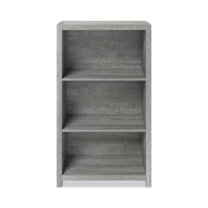 Whalen Fallbrook Bookcase, Three-Shelf, 28w x 14d x 48.25h, Smoked Ash/Rustic Warm Gray View Product Image