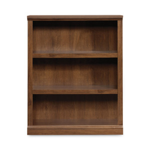 Sauder Select Collection Bookcase, Three-Shelf, 35.27w x 13.3d x 43.78h, Oiled Brown View Product Image