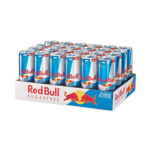 Red Bull Sugar-Free Energy Drink, 12 oz Can, 24/Carton View Product Image