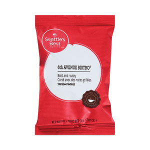 Seattle's Best Premeasured Coffee Packs, 6th Avenue Bistro, 2.1 oz Packet, 72/Carton View Product Image