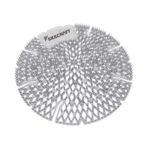 AbilityOne 6840016998443, SKILCRAFT Lasting Power Urinal Screen Deodorizer, Ice, Silver, 10/Carton View Product Image