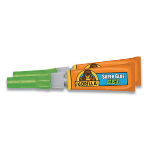 Gorilla Super Glue Gel, Two 0.11 oz Tubes, Dries Clear View Product Image