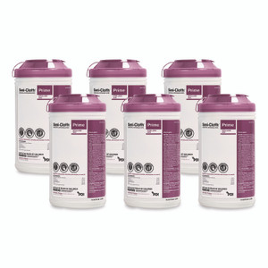 Sani Professional Sani-Cloth Prime Germicidal Disposable Wipes, Extra-Large, 1-Ply, 7.5 x 15, Unscented, White, 70/Canister, 6 Canisters/Carton View Product Image