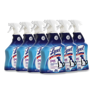 LYSOL Brand Pet Solutions Disinfecting Cleaner, Citrus Blossom, 32 oz Trigger Bottle, 9/Carton View Product Image