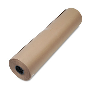 Universal High-Volume Heavyweight Wrapping Paper Roll, 50 lb Wrapping Weight Stock, 36" x 720 ft, Brown View Product Image
