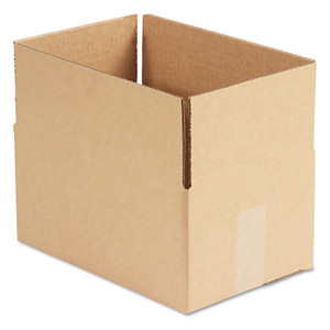 Universal Fixed-Depth Corrugated Shipping Boxes, Regular Slotted Container (RSC), 8" x 12" x 6", Brown Kraft, 25/Bundle View Product Image