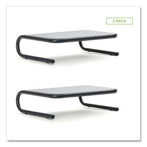 Mind Reader Metal Monitor Stand Riser for Computer, 14.88" x 11.33" x 4.21", Black, Supports 44 lbs View Product Image